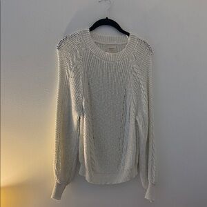 Harper White Knit Sweater